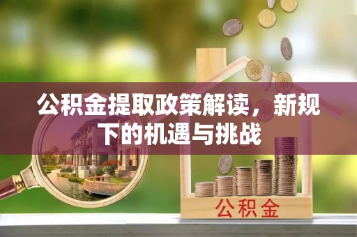 衡阳公积金提取政策解读，新规下的机遇与挑战
