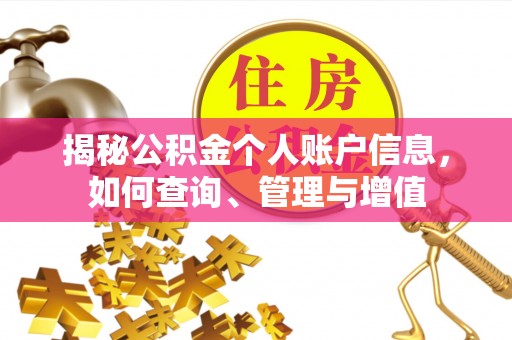 衡阳揭秘公积金个人账户信息，如何查询、管理与增值