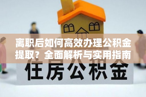 衡阳离职后如何高效办理公积金提取？全面解析与实用指南