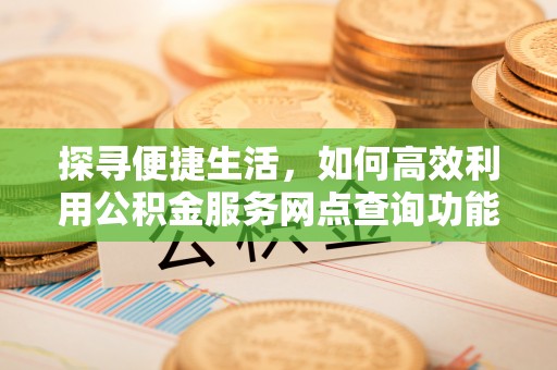 衡阳探寻便捷生活，如何高效利用公积金服务网点查询功能