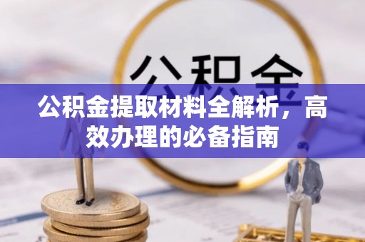 衡阳公积金提取材料全解析，高效办理的必备指南
