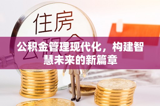 衡阳公积金管理现代化，构建智慧未来的新篇章