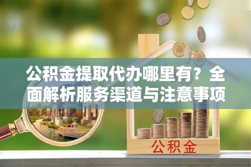 衡阳公积金提取代办哪里有？全面解析服务渠道与注意事项