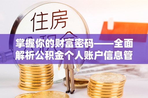 衡阳掌握你的财富密码——全面解析公积金个人账户信息管理与优化